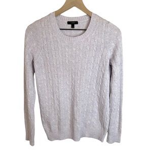 J. Crew Cambridge Wool Purple Sweater